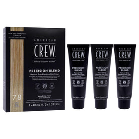 American Crew precision blend packaging displays professional-grade gray coverage.
