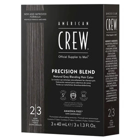 American Crew temporary hair color (dark) application brush enables quick 5-minute use.