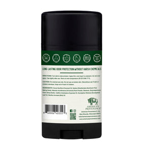 American Provenance aluminum-free formula emphasizing gentle protection for sensitive underarms.