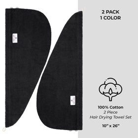 American Soft Linen 2-pack absorbent towels for daily styling routines