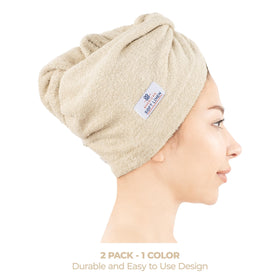 Close-up of American Soft Linen towel texture in beige showing cotton fibers for comfort