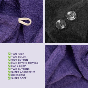 American Soft Linen purple-black colorway adds chic styling to any routine.