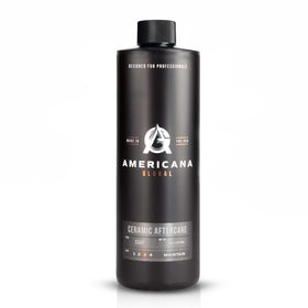 Americana Global Ceramic Aftercare Soap bottle pour for easy coating maintenance.