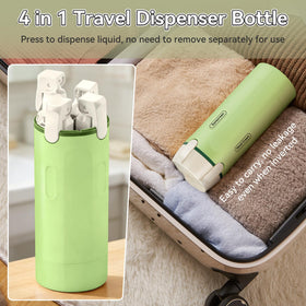 A secure, leak-proof Amiarc travel container keeps liquids contained during travel.