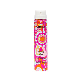 Amika Perk Up Ultra Dry Shampoo bottle ready to absorb oil and refresh roots.