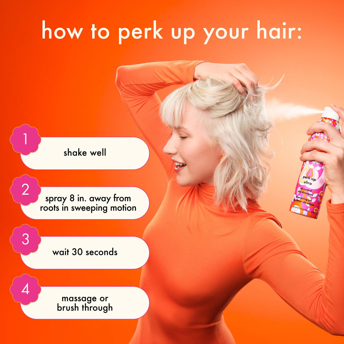 No-residue finish promises a lightweight feel on fine or oily hair.