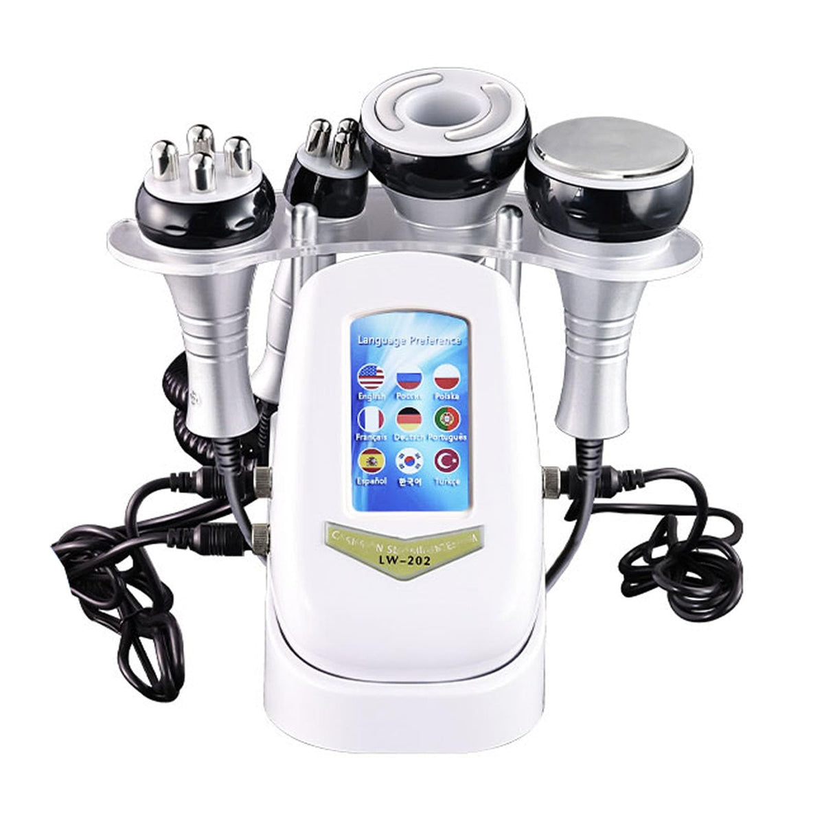 amilibeauty 4-function handles facial device front view for at-home spa sessions
