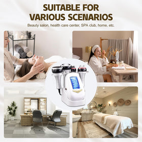 amilibeauty 4-function handles facial device with creams demonstrates smooth glide and enhanced absorption