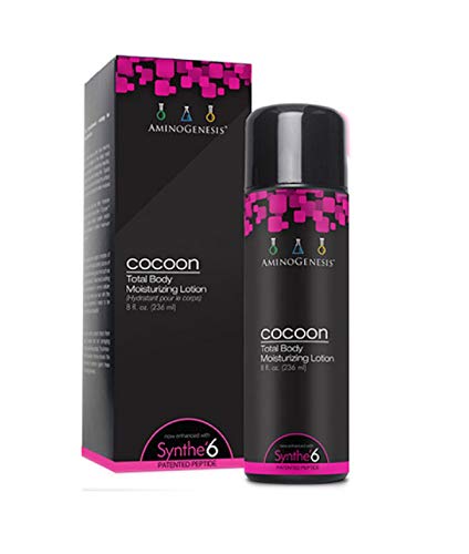 AminoGenesis Cocoon Total Body Moisturizing Lotion bottle for daily skin hydration