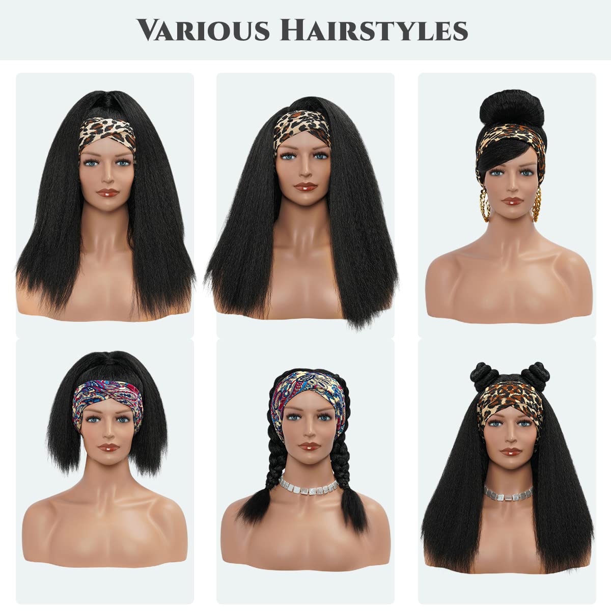 Aminow natural hairline look enables seamless daily styling.