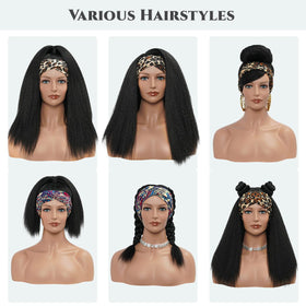 Aminow natural hairline look enables seamless daily styling.