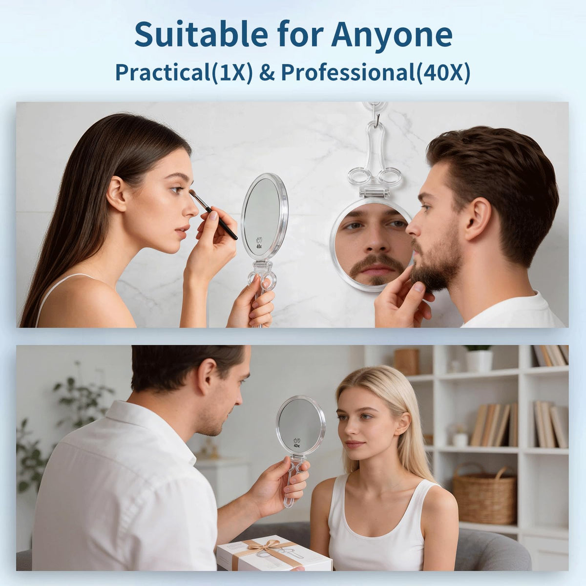 AMISCE premium acrylic frame and thick glass ensure durability.