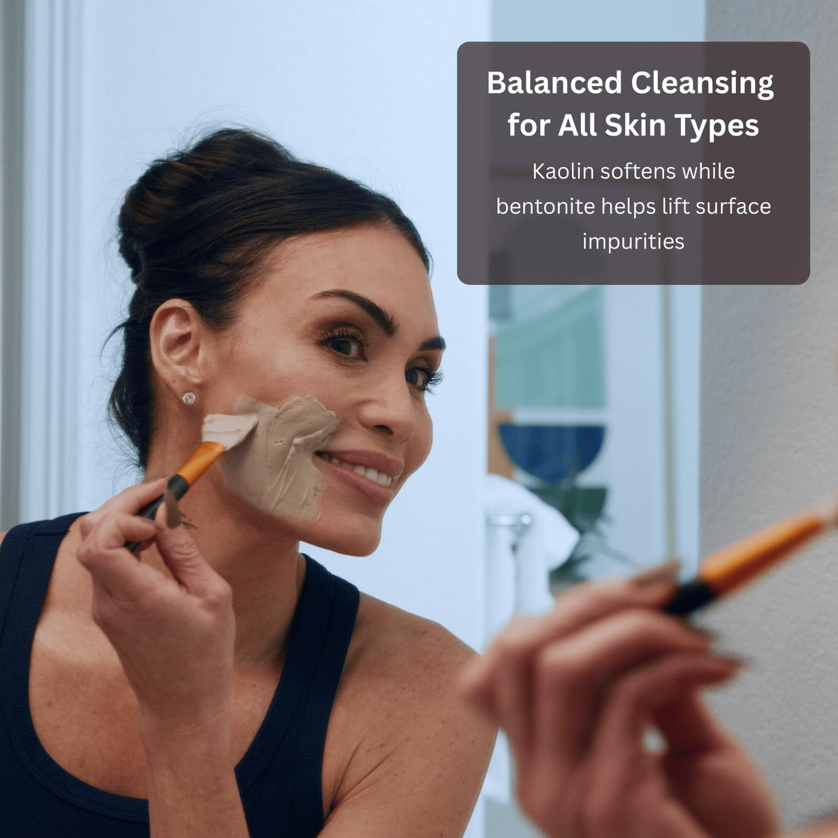 Amish Farms bentonite mud mask detoxes pores with balanced cleansing