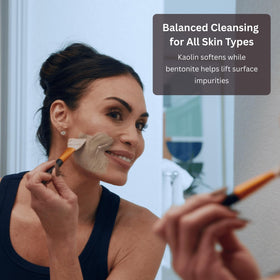 Amish Farms bentonite mud mask detoxes pores with balanced cleansing