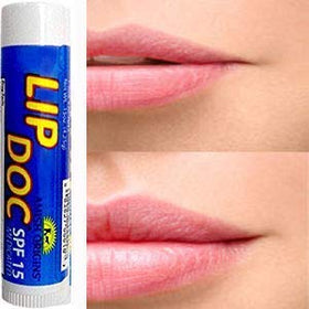 Amish Origins cruelty-free label: medicated lip balm aligned with ethical standards.