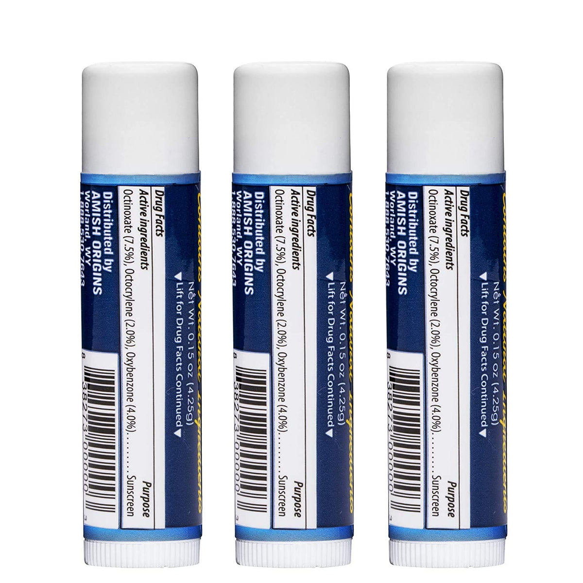 Amish Origins Lip Doc Balm close-up: rich texture delivering long-lasting moisture.