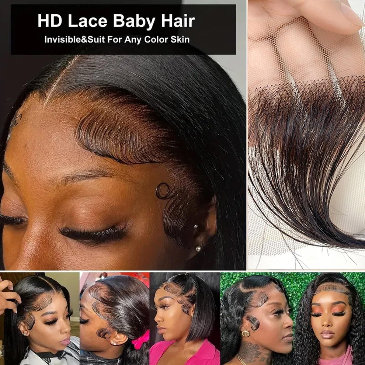 Amiunis HD lace edges ideal for fashion events and weddings.