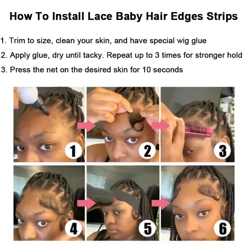 Amiunis HD lace edges blend seamlessly with your hairline.