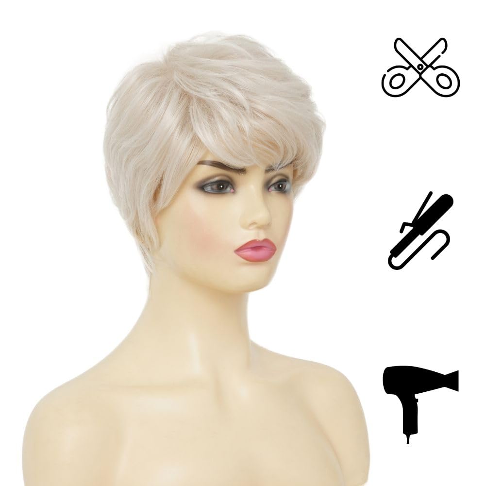 Amnenl wig cap inside with adjustable straps for secure fit.