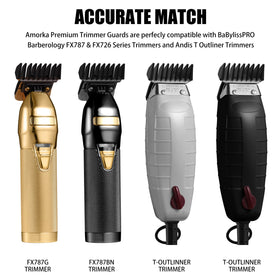 Complete 8-pack offers versatile lengths for varied hair styling tasks.