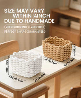 AmorousCat two-pack on vanity keeps cosmetics and accessories organized.