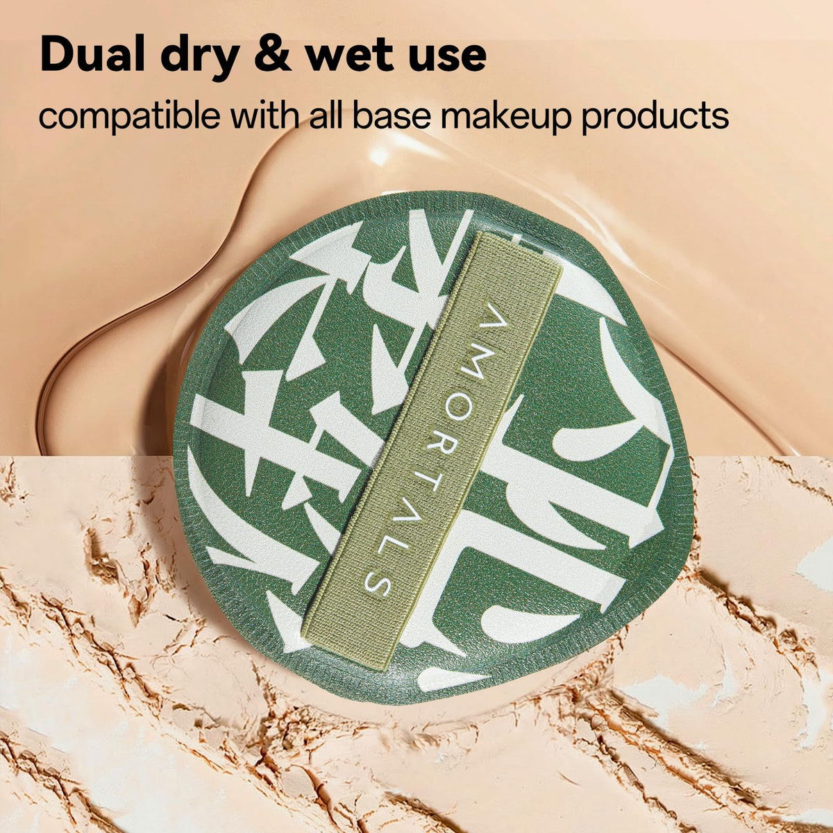 AMORTALS Rubycell 4mm sponge delivers soft feel and minimal absorption.