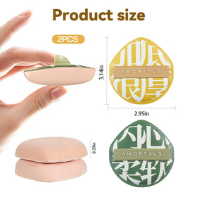AMORTALS waterdrop sponge blends foundation smoothly for a streak-free finish.