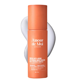 Amour De Moi ADM Omega Multi-Ceramide moisturizer packaging showing clean, barrier-supporting hydration.