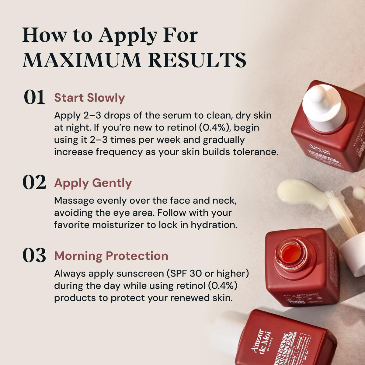 Amour De Moi ADM serum on shelf signals premium skincare routine