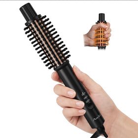 AmoVee brush curling iron with a 1-inch barrel for precise curls and smooth finish