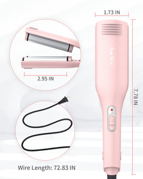 AmoVee Crimper travel-ready design suitable for on-the-go styling