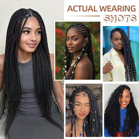 AMUMI braiding hair color 613; light blonde option with natural shine.