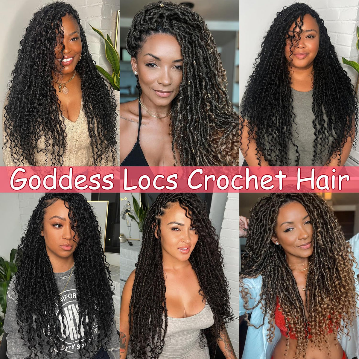 AMUMI Goddess Locs pre-looped design enables quick installation