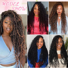 AMUMI Soft Boho Locs diverse occasions compatible for daily outings, weddings, and festivals.