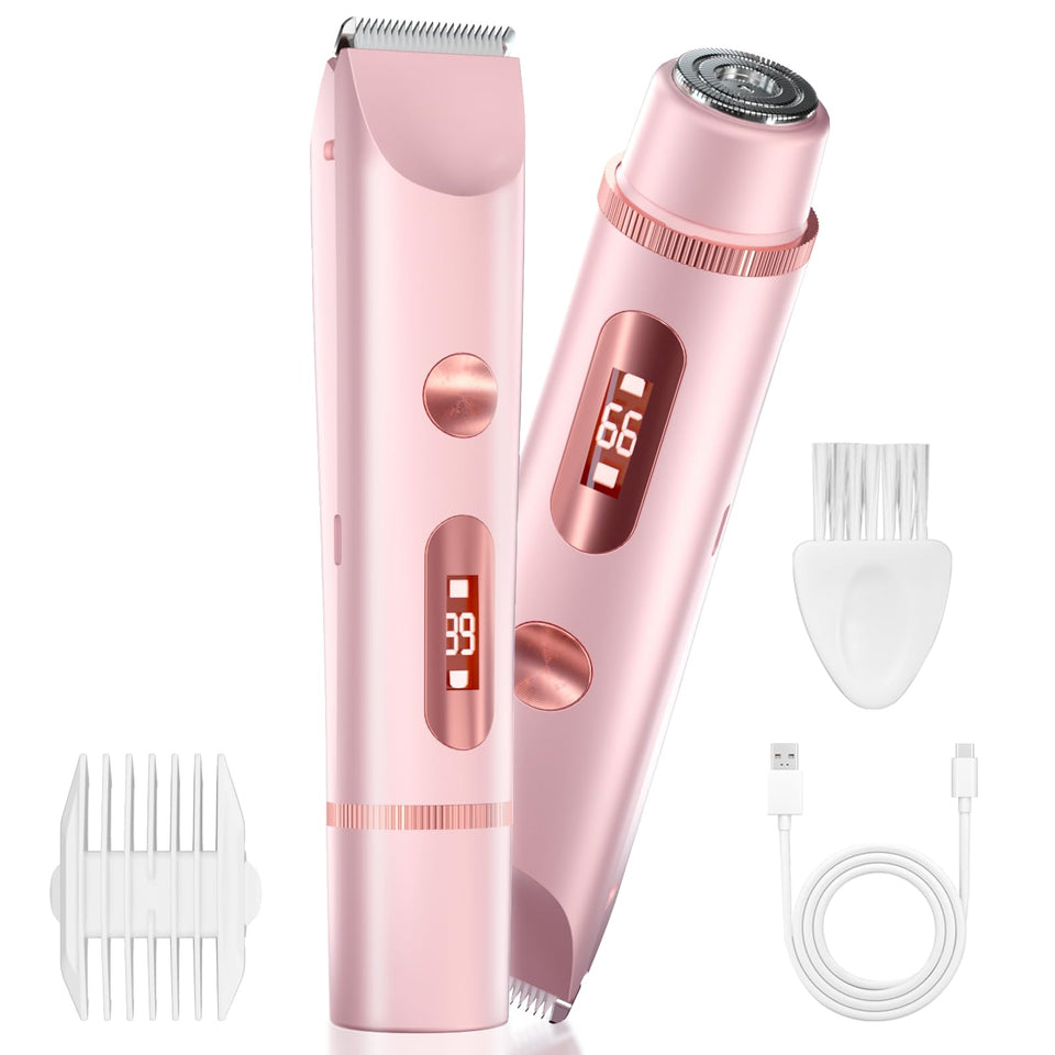 AMURS bikini trimmer wide head for quick body grooming.