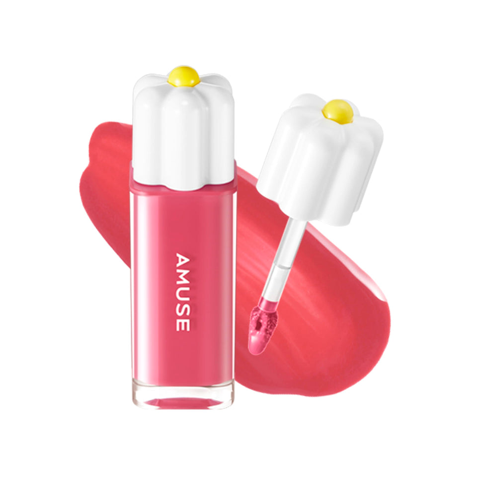 Amuse Seoul Daisy Dew Tint pack shot highlights long-lasting color and hydrated shine