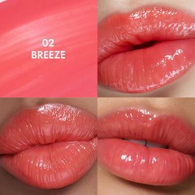 Amuse Seoul Daisy Flower Dew Tint Breeze texture applied for smooth finish on lips