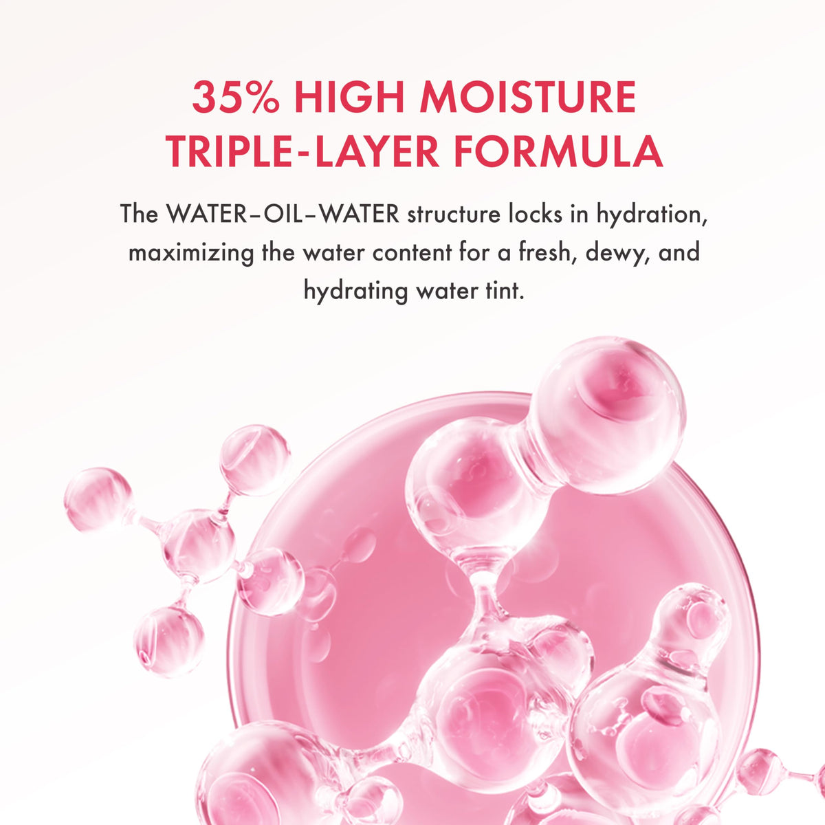 Amuse Seoul Daisy Flower Dew Tint strawberry with WE Vegan certification