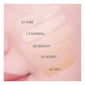Amuse Seoul Dew Power cushion vegan-formula supports clean beauty for sensitive skin.