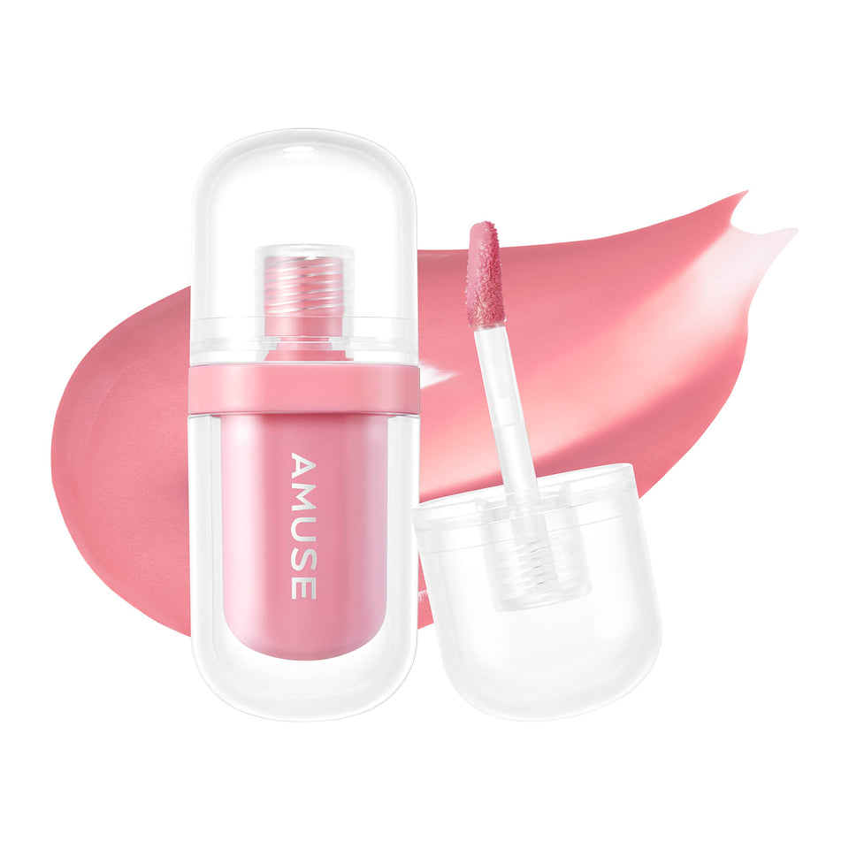 Amuse Seoul Jel-Fit Tint packaging highlights premium vegan lip color.