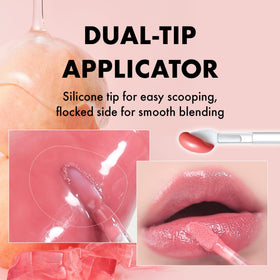 Using Amuse Lip Smudger with Jel-Fit creates a blurred, voluminous pout.