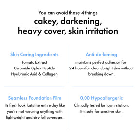 Amuse Seoul cushion with skincare-inspired hydration; breathable, comfortable feel.