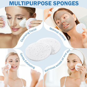 Amyhill cleansing sponge works with cleanser or oil to create foam.