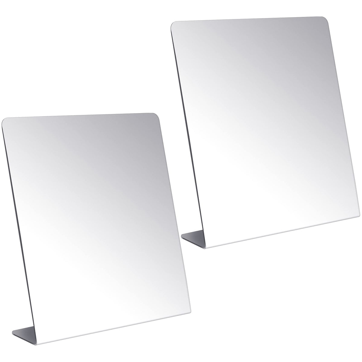 Amyhill countertop mirror pair for precise makeup application and clutter-free vanity.