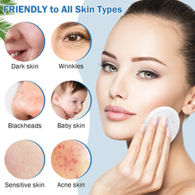 Amyhill expanded sponge reaches 2-7 inches and 8 mm thick for gentle cleansing.