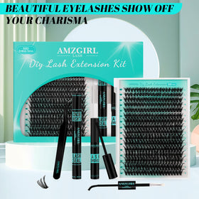 AMZGIRL LASH final look with natural to bold volume.