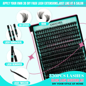 AMZGIRL LASH 100D individual lashes for natural-looking volume
