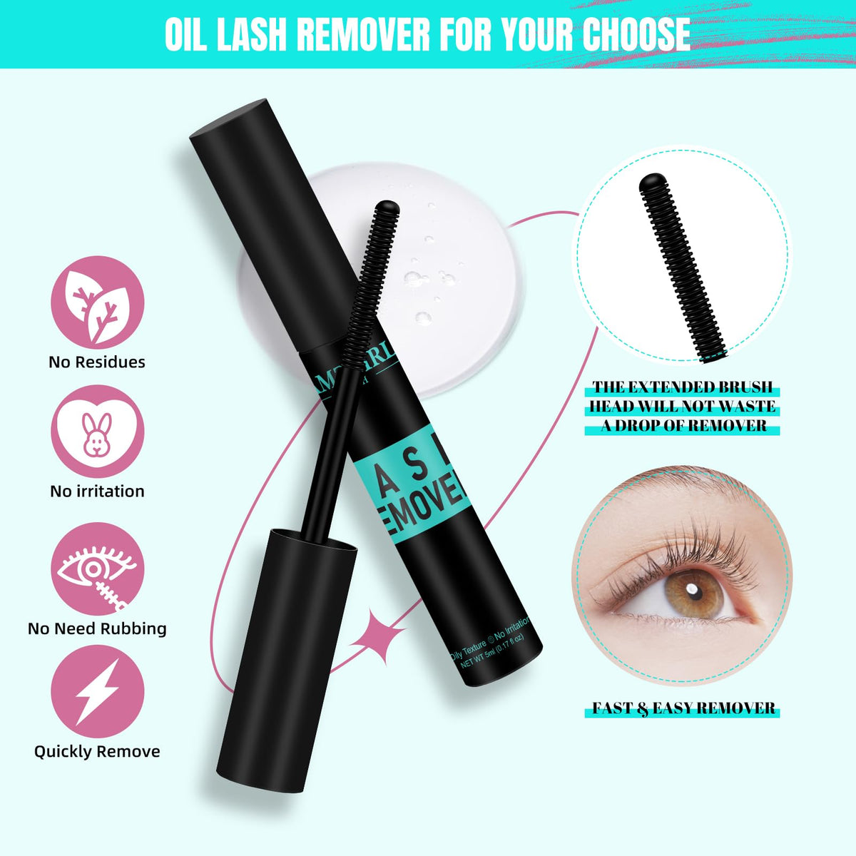 AMZGIRL LASH applicator tool for precise placement