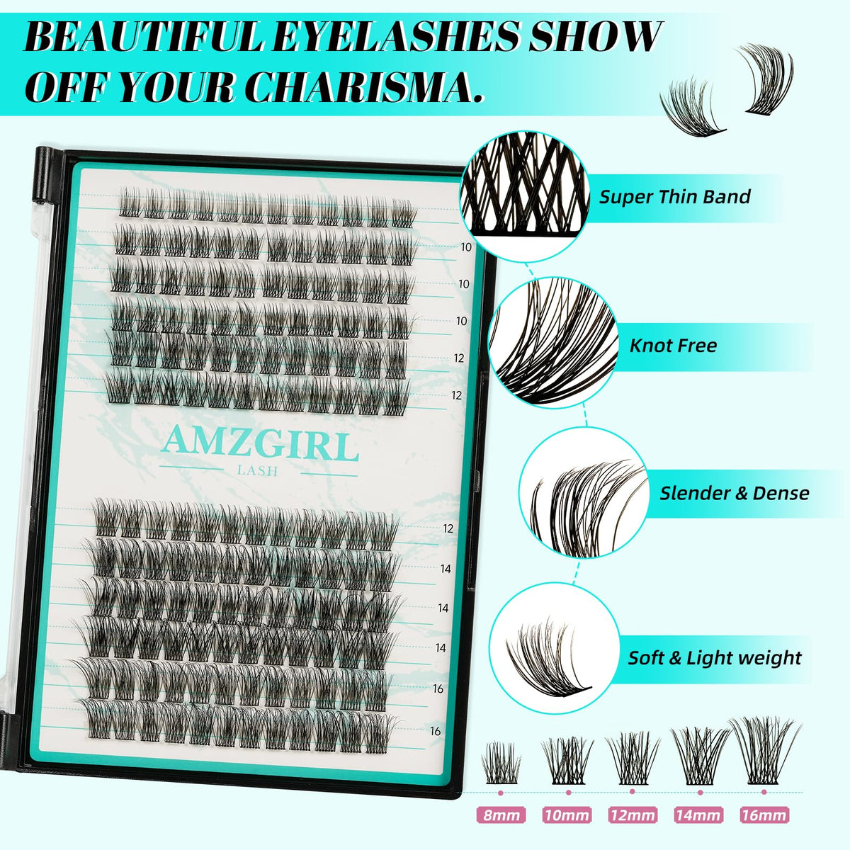 AMZGIRL LASH applicator tool enables precise lash placement