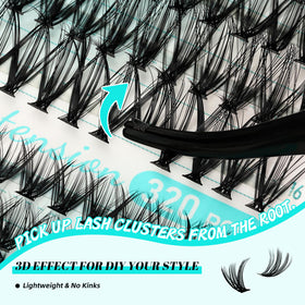 AMZGIRL LASH applicator tool enables precise placement during application.